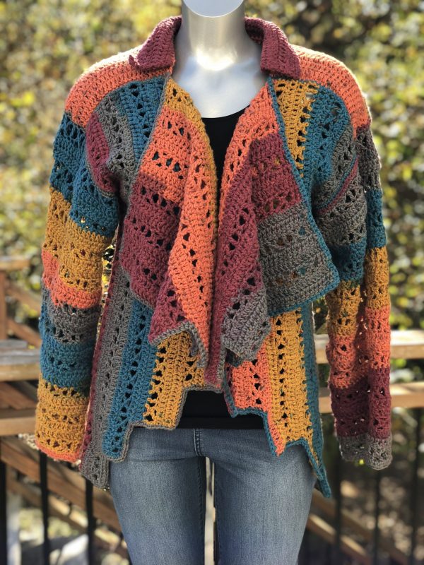 X-capade Cardigan Crochet Pattern
