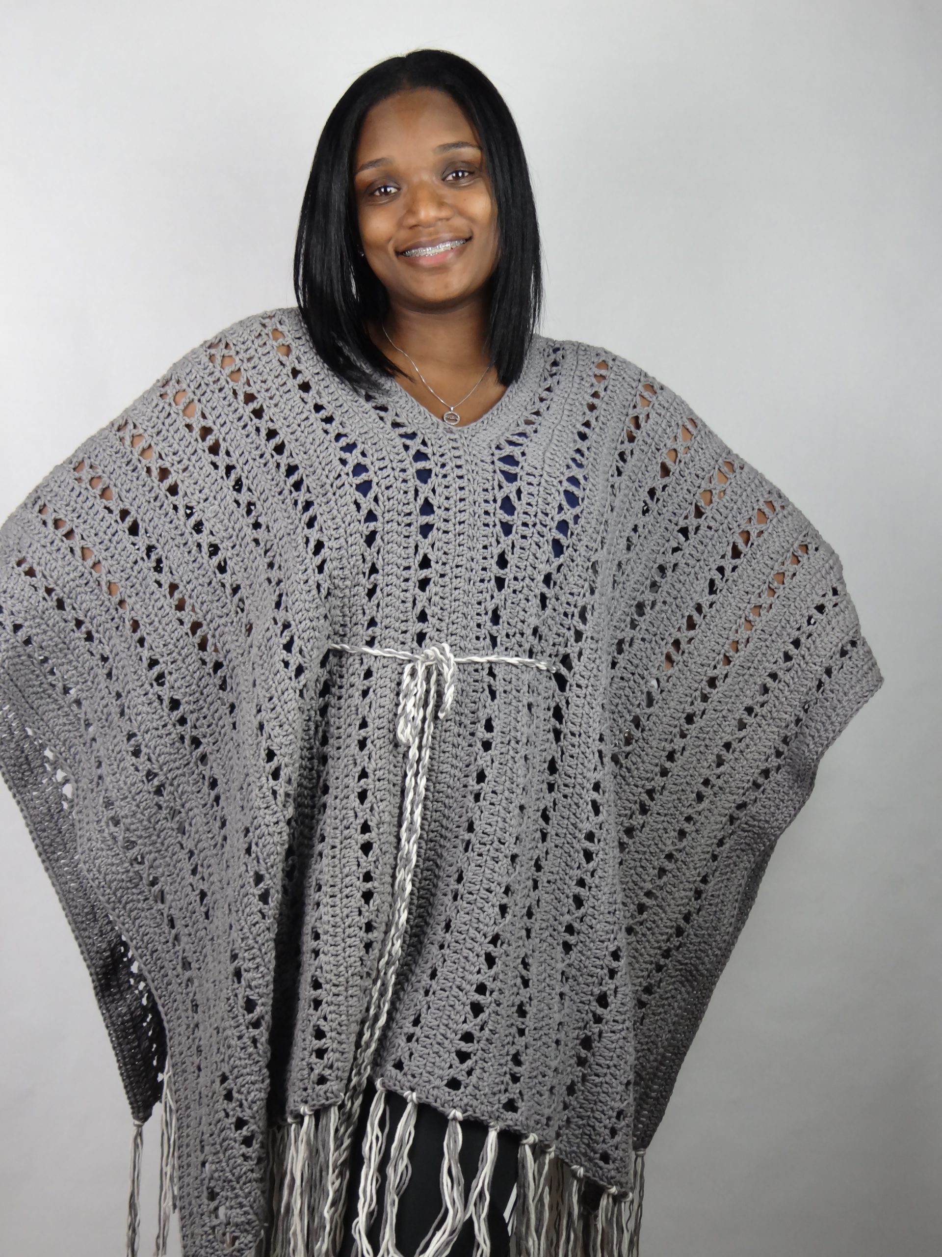 X-capade Crochet Poncho: Premium Crochet Pattern - Creations By Courtney