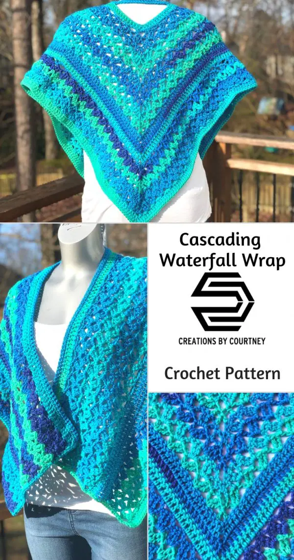 Cascading Waterfall Wrap - Creations By Courtney
