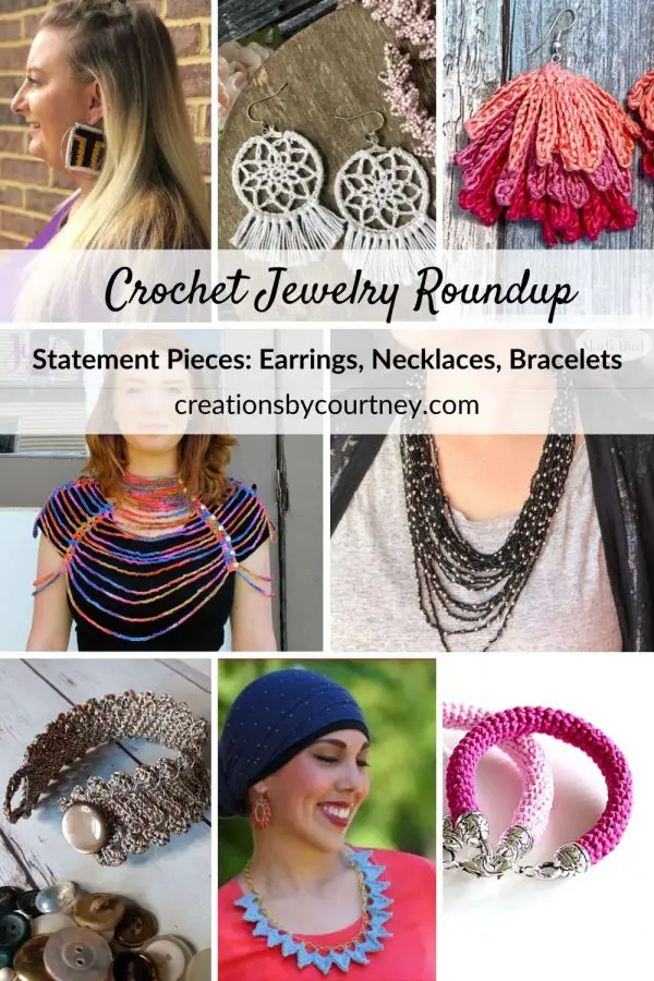 Crochet Jewelry Roundup - Creations By Courtney