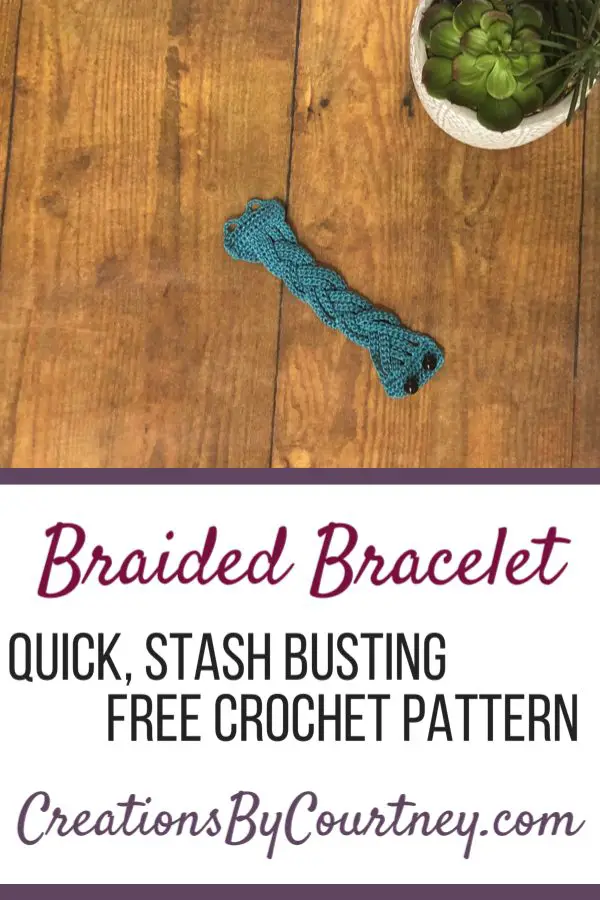 The Braided Bracelet is a fun, quick crochet accessory made with fashion 3 thread. This pattern is available in three sizes for the perfect fit.