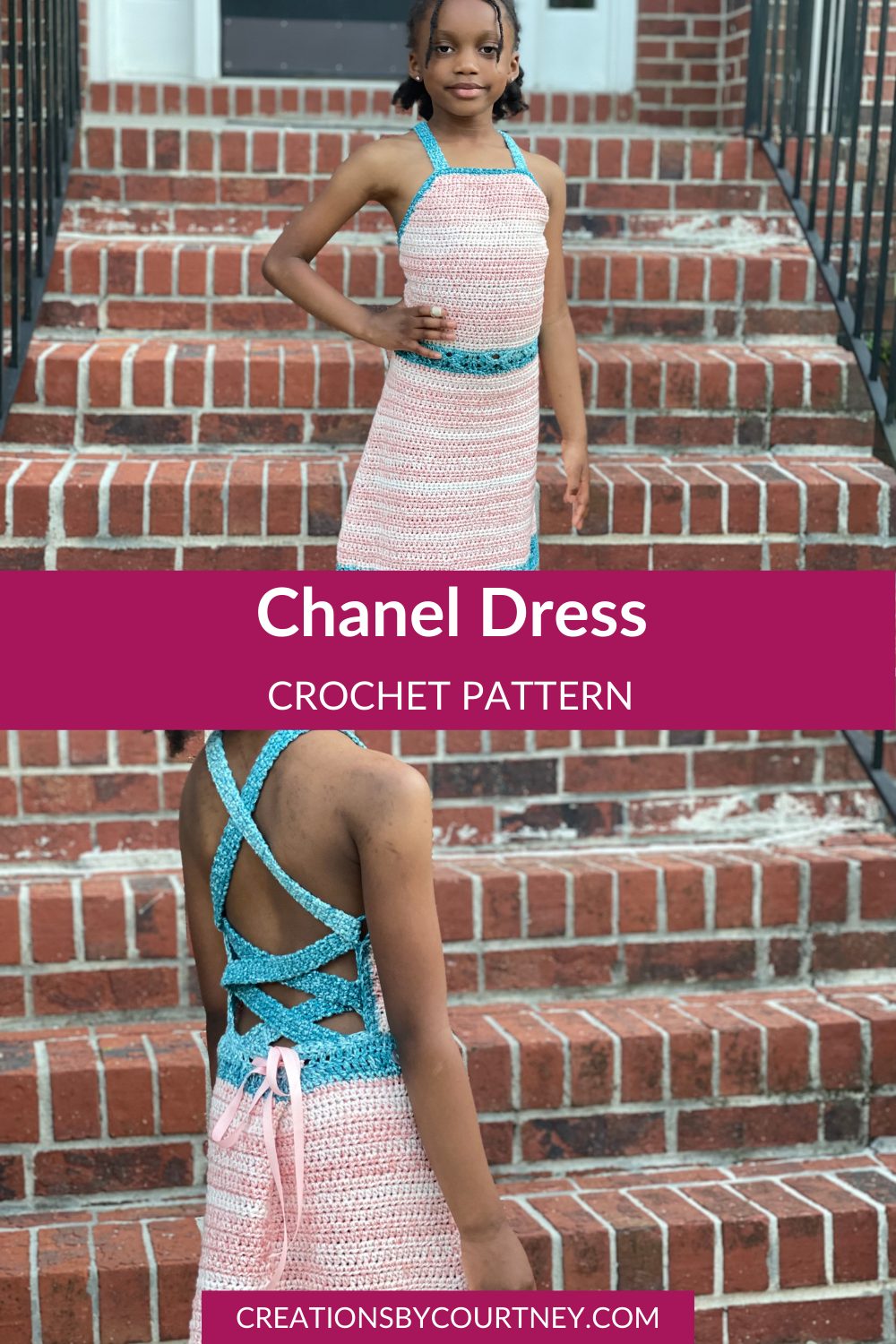 chanel crochet dress