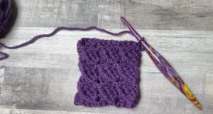 Embossed Wedge Crochet tutorial