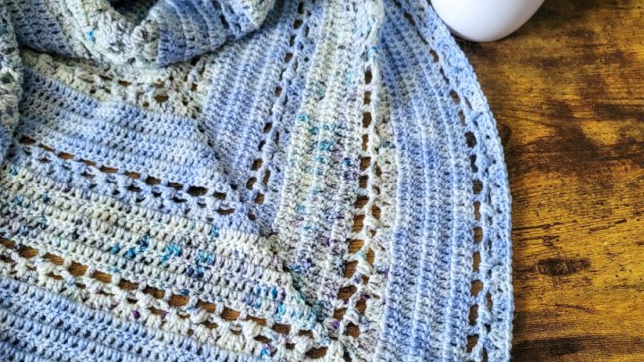 Cherry Blossom Shawl by Two Brothers Blankets