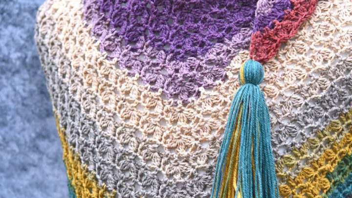 Image for Crochet Triangle Shawl in Mandala Yarn