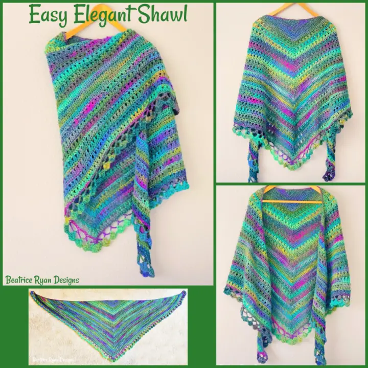 Ultimate Triangle Crochet Shawl Roundup: Part 3 - Creations By Courtney
