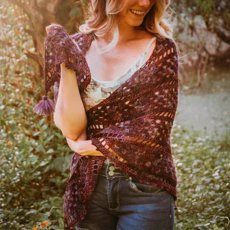 Image for Picot Crochet Shawl