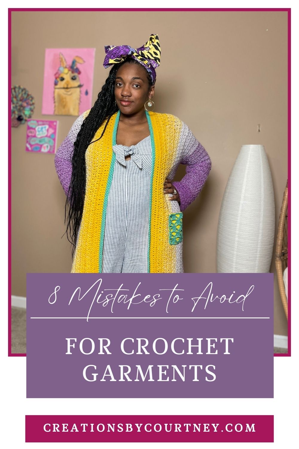 Avoid making 8 common mistakes when making a crochet garment. These include tips on how to complete the 8 tasks properly.