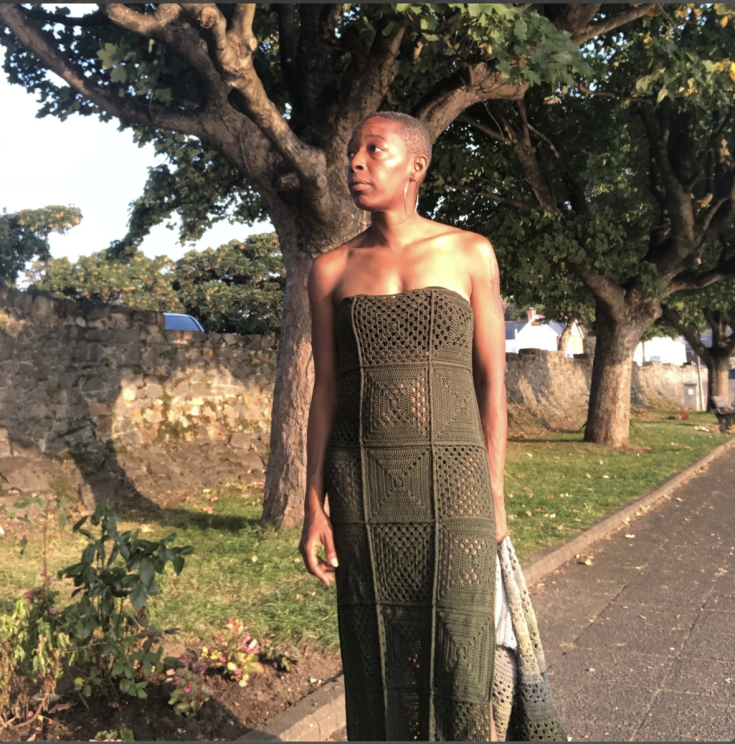 last dance off shoulder maxi dress Sonoma Off-Shoulder Maxi Dress - Green Multi